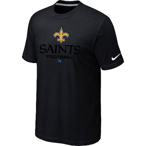 Nike New Orleans Saints Critical Victory NFL T-Shirt - Black